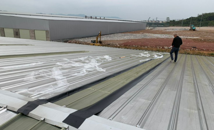 金湖厂房屋面防水维修案例